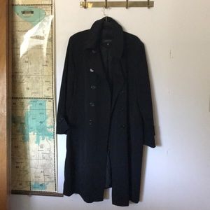 Jones New York  black rain resistant trench